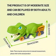 Children's Dinosaur Swallowing Car Toy Boy Ejection Alloy Transport Car