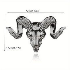 High end Male Goat Suit Brooch