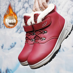 Plush Lined Snow Boots, Warm Winter Shoes