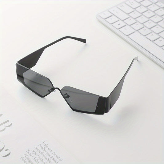 Men's Rimless UV Protection Sports Sunglasses for Cycling Travel Fishing