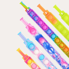 6pcs Silicone Band Bubble Bracelet Relief Toy for Stress Relief