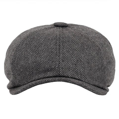 Men's Plaid Newsboy Hat - Stylish Cap for Every Day Wear