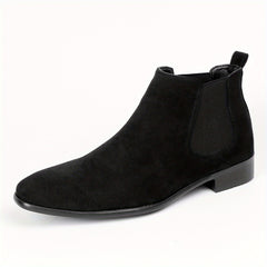 Men's Chelsea Boots Dress Casual Ankle Boots Slip On Shoes For Camping