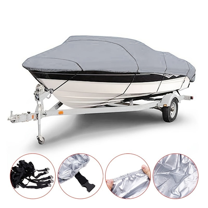 Outdoor Waterproof Sunscreen Boat Cover Reflective 300D 3 35 6 71meter