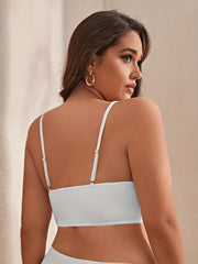 Lace Longline Bralet Sexy Medium Stretch