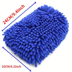 Chenille Microfibre Paint Gloves Car Cleaning Tool