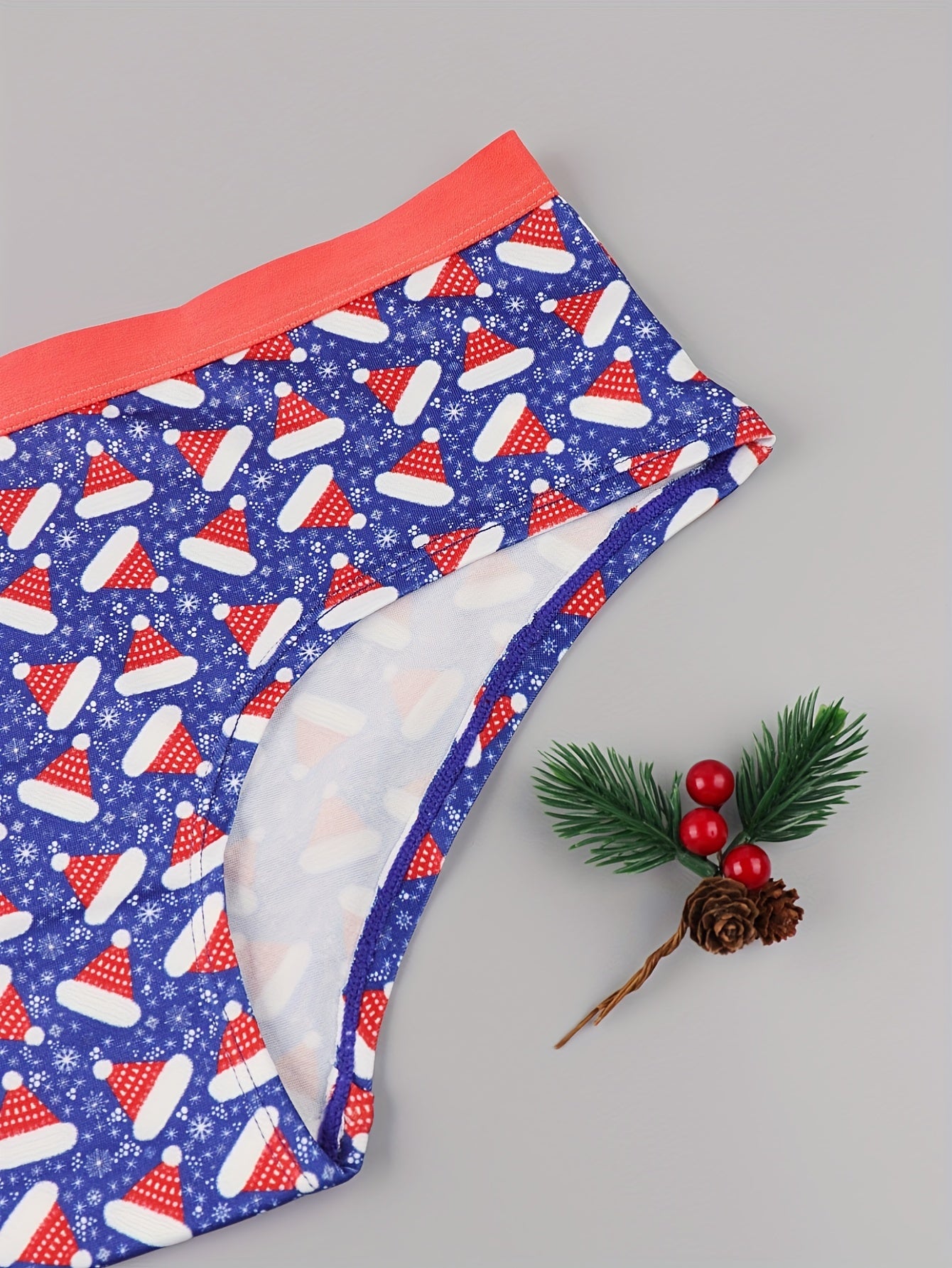 3 Pack Plus Size Christmas Panties Set Women's Plus