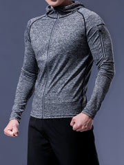 Men's Compression Shirt with Phone Shoulder Bag Top