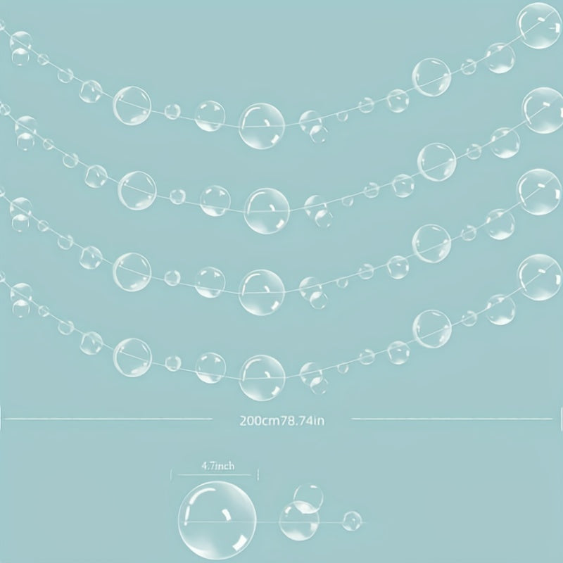 Mermaid Party Bubble Skirt Wreath Decoration