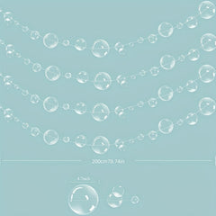 Mermaid Party Bubble Skirt Wreath Decoration