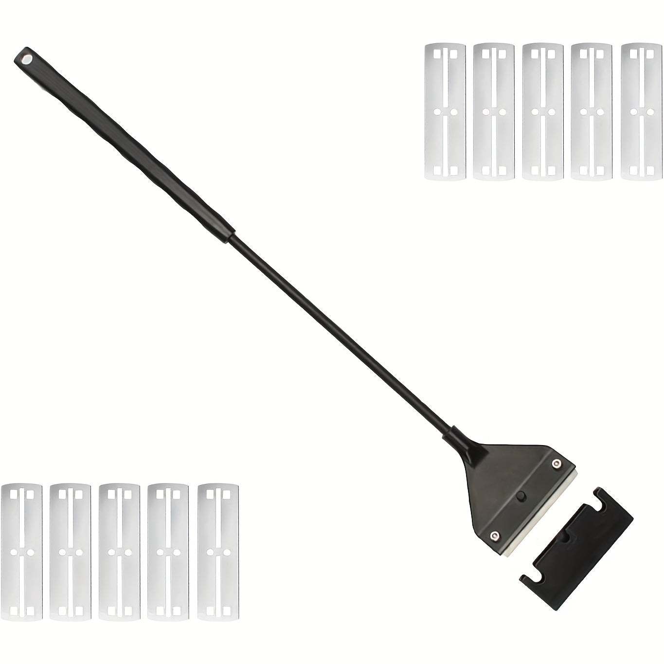Algae Scraper For Glass Aquarium - 10 Replaceable Blades