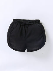 3pcs Girls Lightweight Casual Elastic Waist Shorts For Summer