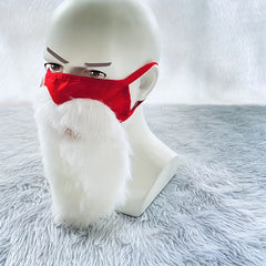 Christmas Beard Mask Holiday Funny Beard Mask Decoration
