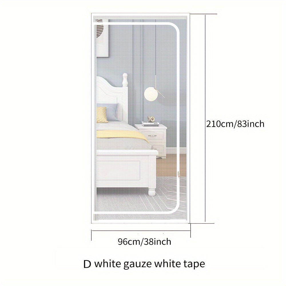 Thickened Pet Screen Door Fits Door Size 83 38inch Cat Resistant Mesh