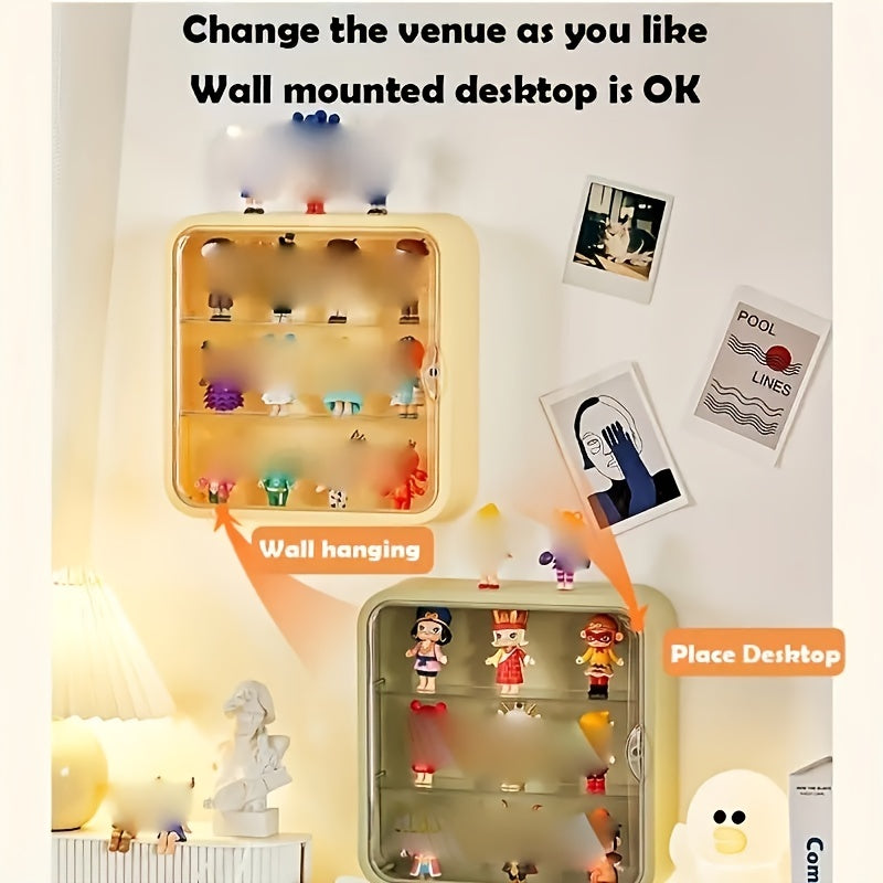 Wall Mounted Blind Box Storage Display Stand Doll Dust proof Display Box