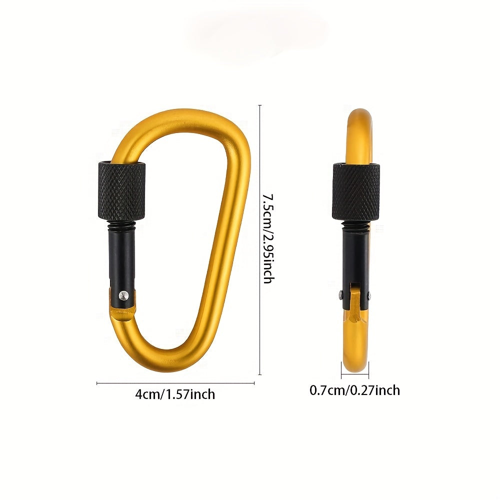 Locking D-Type Quick Hanging Buckle for Backpacks