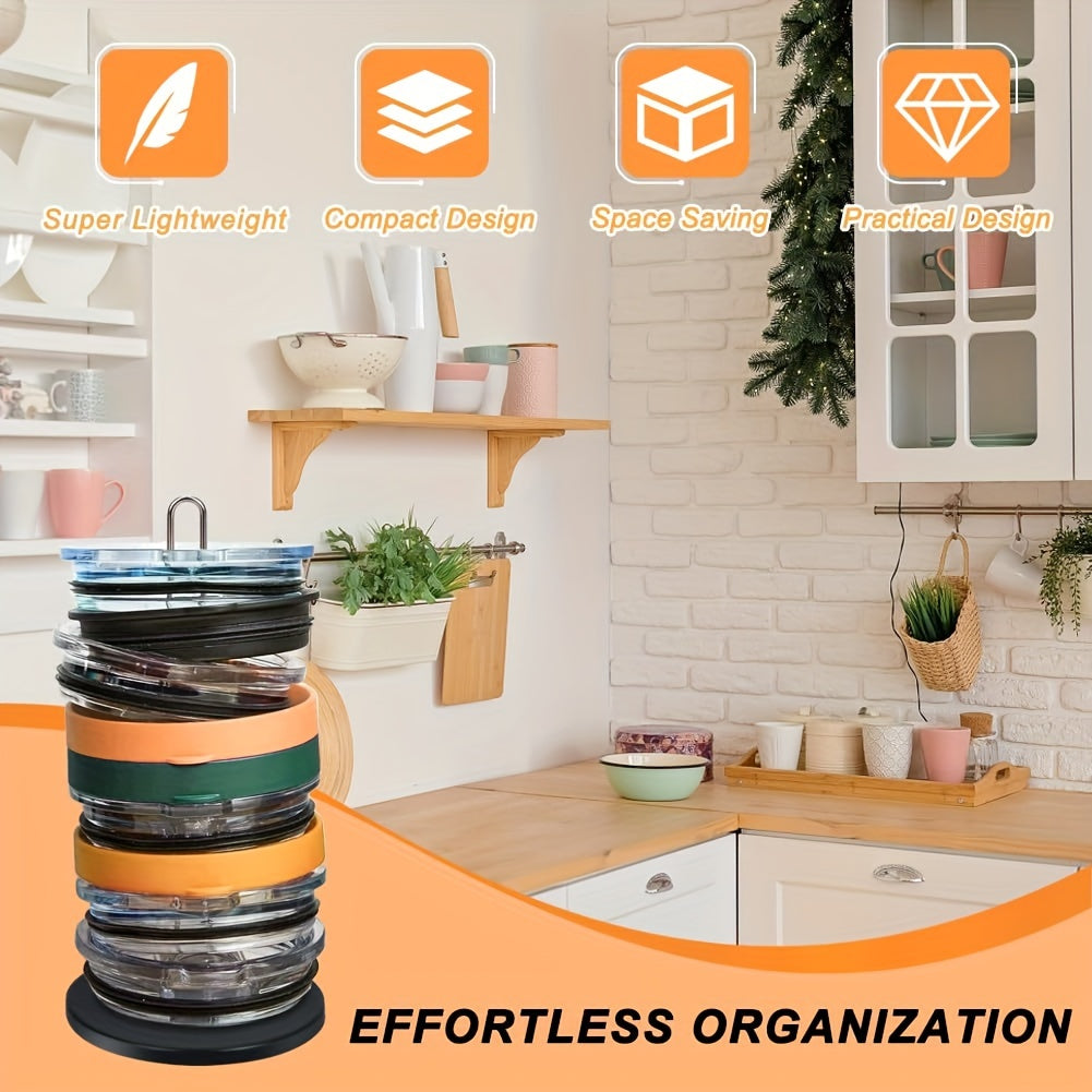 Cup Lid Organizer Rack Cup Lid Drain Storage Stand