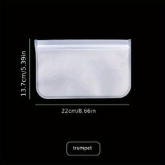 1pc Reusable Silicone Food Bags Leak Proof BPA Self Sealing Storage