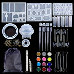 Epoxy Resin Silicone Mold Kit for DIY Jewelry Making