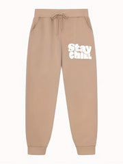 Men's Letter Print Joggers Casual Loose Fit Pants