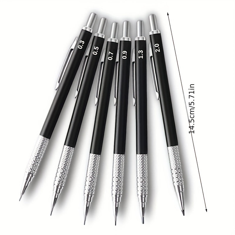 3pcs Mechanical Pencil Lead Set 0.5-2.0mm Refill Student Writing Art 2 Pen