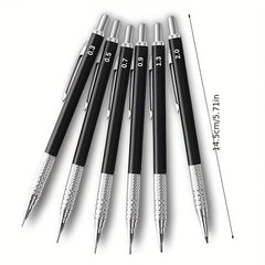 3pcs Mechanical Pencil Lead Set 0.5-2.0mm Refill Student Writing Art 2 Pen