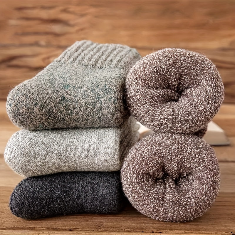 Men's Winter Warm Outdoor Hiking Crew Socks