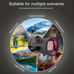 30X50 HD Zoom Monocular IPX7 Waterproof For Outdoor Sports Hiking