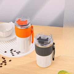 316 Stainless Steel Vacuum Coffee Cup 400ml Portable Leakproof Insulation Water