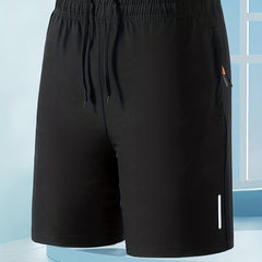 Men's Quick Dry Shorts With Side Pockets Elastic Waist
