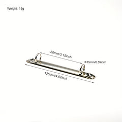 Metal Ring Binder Clips with Detachable Buckles - Perfect for Notebooks, Albums
