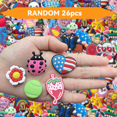 Shoe Charms Set Assorted Designs for Shoes Bracelets Wristbands Favors