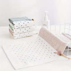 Cotton Fingertip Towel With Soft Absorbent And Cartoon Rabbit