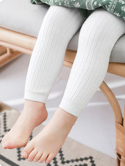 Toddler Girls Soft Warm Knit Leggings Footless Pantyhose Kids Pants
