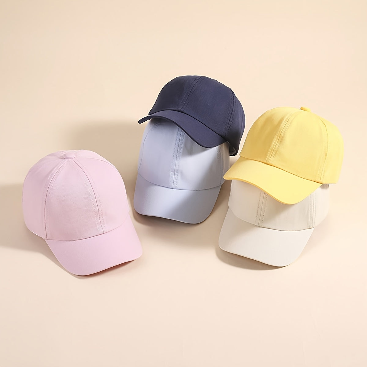 Girls Casual Baseball Cap Adjustable UV Protection Cap