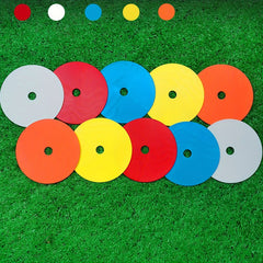 10pcs Mini Round Mouth Football Training Sign Disc Sports Supplies