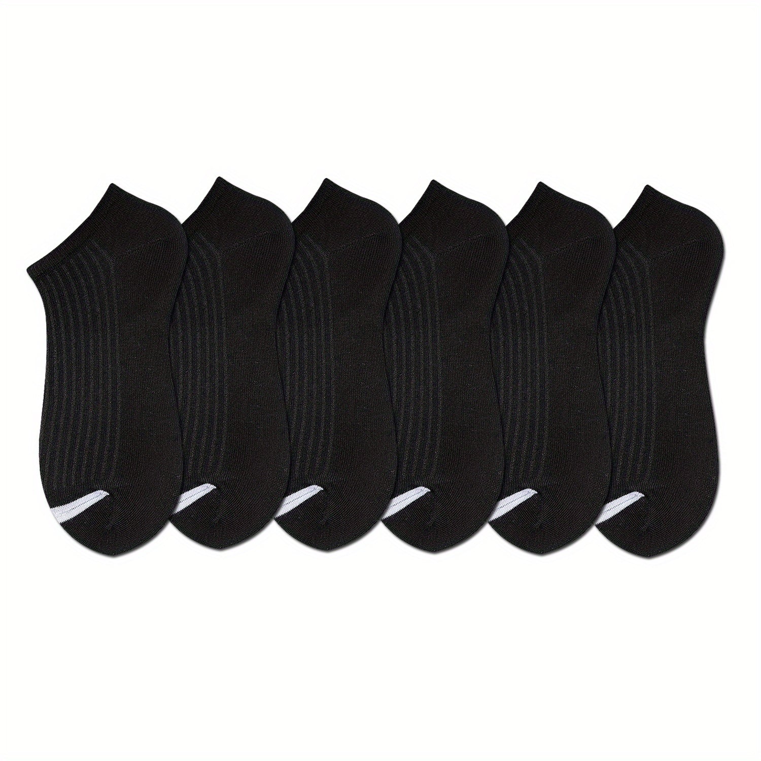 6 Pairs Women's Sports Ankle Socks Breathable & Comfy All Match Stockings