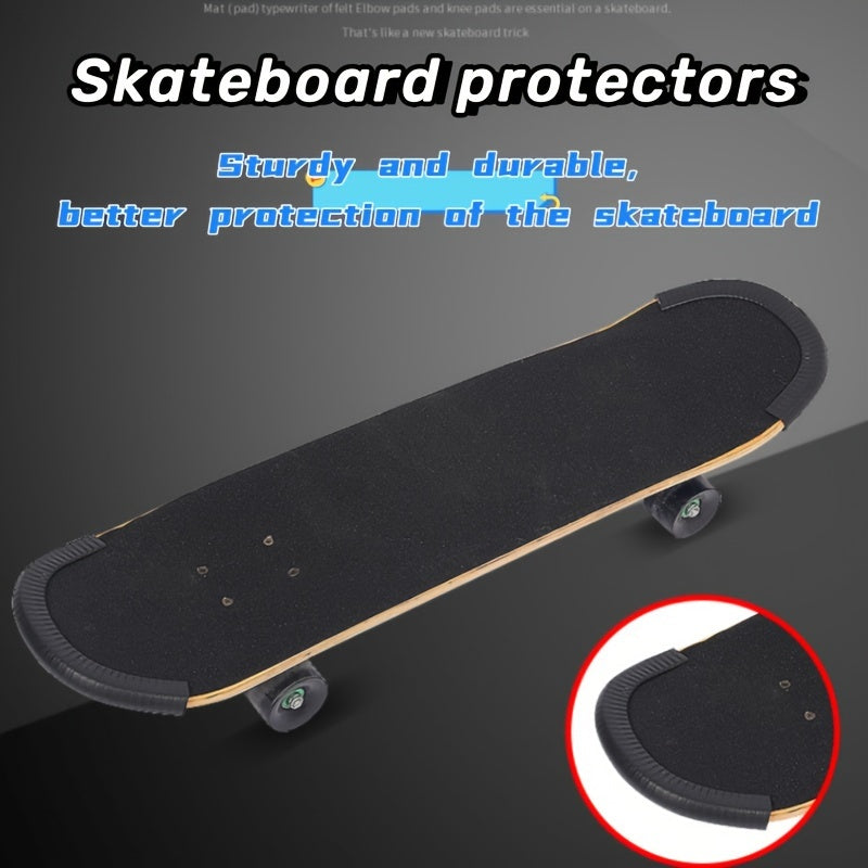 Skateboard Protective Bumper Strip, Edge Protector, Decorative Protection Strip