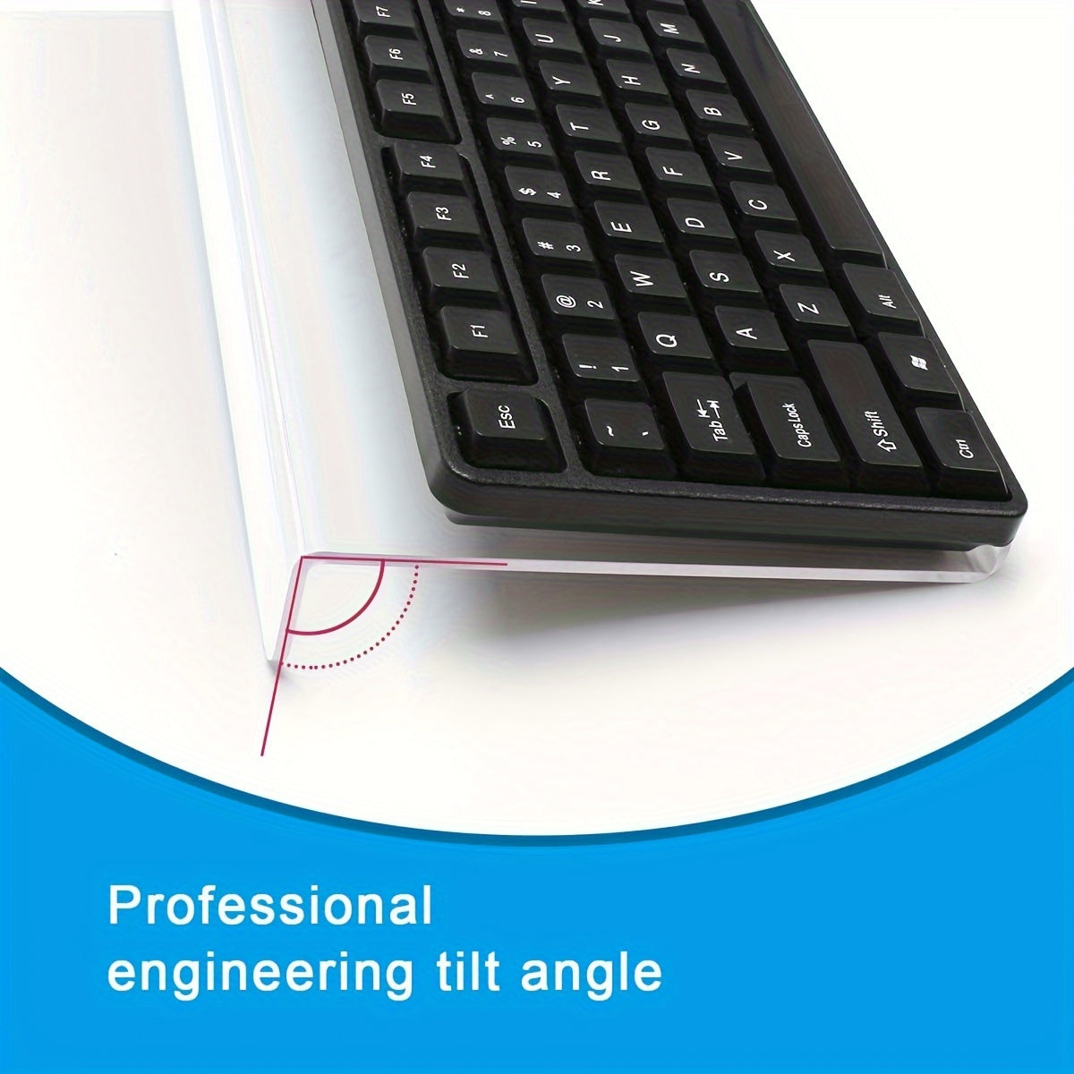 Acrylic Keyboard Holder Stand for Ergonomic Typing