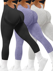High Waist Butt Lifting Leggings Women Gym Booty Tights