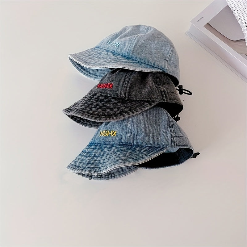 Kids Sunshade Bucket Hat for Outdoor Travel