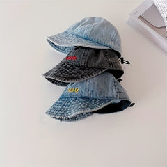 Kids Sunshade Bucket Hat for Outdoor Travel