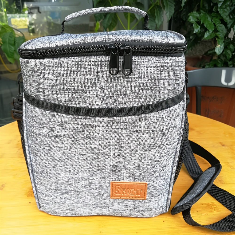 Men's Waterproof Thermal Lunch Bag Outdoor Picnic Lunch Box
