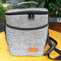Men's Waterproof Thermal Lunch Bag Outdoor Picnic Lunch Box