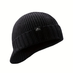 Windproof Knitted Beanie Hat for Men and Women