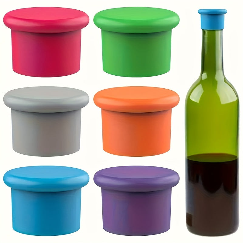 Wine Bottle Cap Silicone Sealing Stopper Soft Beer Stopper Seasoning Solid Cap