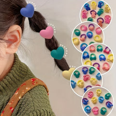 10pcs Cartoon Baby Hair Rings High Elastic Thumb Rope for Girls