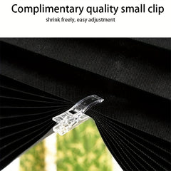 Sunshade Curtain Self Adhesive Pleated Curtain for Bedroom Privacy