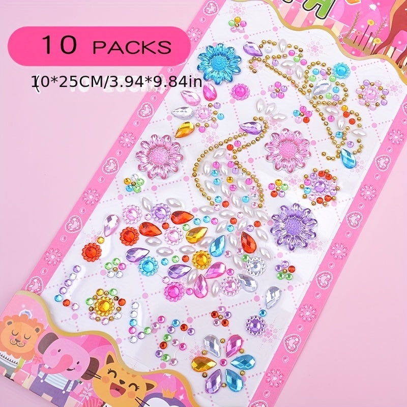 Princess Rewards Gems Stickers for Kids and Girls
