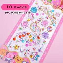 Princess Rewards Gems Stickers for Kids and Girls